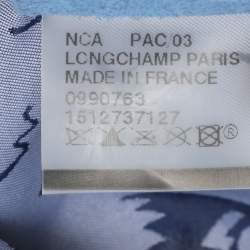 مملوكة مسبقًا Longchamp Blue Leather Le Pliage Tote