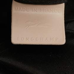 Longchamp Pink Leather Patch Le Pliage Tote