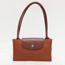 Longchamp Brown Nylon Le Pliage M Tote