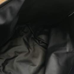 Longchamp Black/Brown Nylon Large Le Pliage Tote