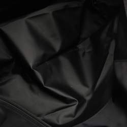 Longchamp Black/Brown Nylon and Leather Large Le Pliage Travel Bag