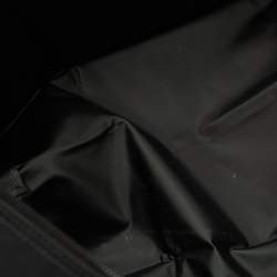 Longchamp Black/Brown Nylon and Leather Large Le Pliage Travel Bag