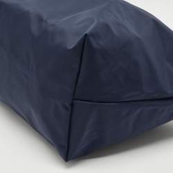 Pre Owned Longchamp Navy Blue Nylon Large Le Pliage Tote