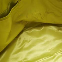 Pre Owned Longchamp Yellow Leather Large 3D Tote