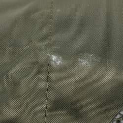 Pre Owned Longchamp Green Nylon and Leather Large Le Pliage Travel Bag