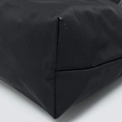 Pre Owned Longchamp Black Nylon Medium Neo Le Pliage Tote