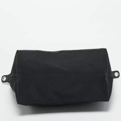 Pre Owned Longchamp Black Nylon Medium Neo Le Pliage Tote