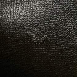 Pre Owned Longchamp Black Leather Shop it Shopper Tote