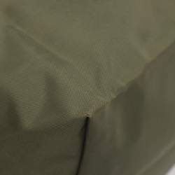 Pre Owned حقيبة يد لونج شامب "لو بلياغ" نايلون وجلد أزرق كحلي وبني صغيرة قصيرة