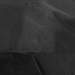 Pre Owned Longchamp Brown/Black Nylon and Leather Medium Short Le Pliage Tote