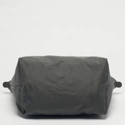 Pre Owned Longchamp Grey Nylon Large Le Pliage Tote
