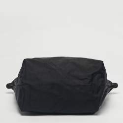 Pre Owned Longchamp Black Nylon Large Le Pliage Tote