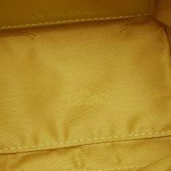 Pre Owned Longchamp Green Leather XS Le Roseau Tote