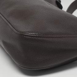 مملوكة مسبقًا Longchamp Brown Leather Shoulder Bag