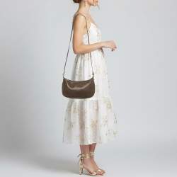 مملوكة مسبقًا Longchamp Brown Leather Shoulder Bag