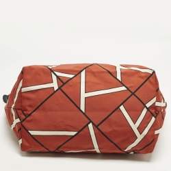 مملوكة مسبقًا Longchamp Le Pliage Medium Tricolor Printed Nylon Tote