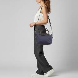 Pre Owned حقيبة لونج شامب لو بلياج نايلون كحلي صغيرة إينرجي