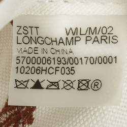 مملوكة مسبقًا Longchamp Le Panier Pliage XS Brown/Natural Raffia Basket Tote