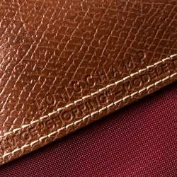 Pre Owned Longchamp Burgundy Nylon Small Le Pliage Tote