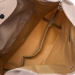 Longchamp Pink Nylon and Leather Le Pliage Tote