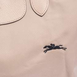 Longchamp Pink Nylon and Leather Le Pliage Tote