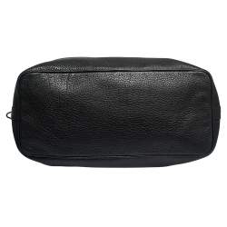 Pre Owned Longchamp Black Grained Leather Ulysse Duffel Bag