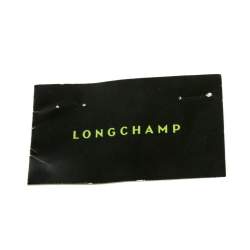 Pre Owned Longchamp Purple Crocodile Embossed Leather Roseau Tote