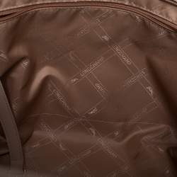 Pre Owned Longchamp Pink/Nude Leather Medium Penelope Fantasie Tote