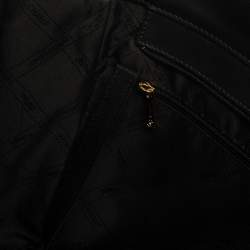 Longchamp Black/Multicolor Leather and Suede Medium Penelope Arty Tote