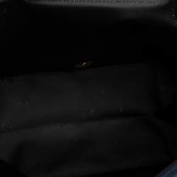 Pre Owned Longchamp Navy Blue Nylon Small Le Pliage Tote