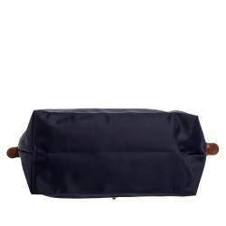 Pre Owned Longchamp Navy Blue Nylon Small Le Pliage Tote
