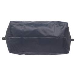 Longchamo Grey Nylon and Leather Le Pliage Weekender Tote