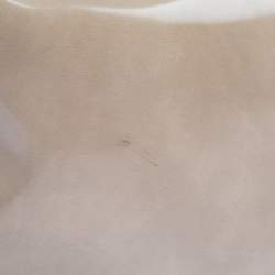 Pre Owned Longchamp Beige Patent Leather Roseau Tote