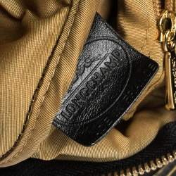 Pre Owned Longchamp Black Leather Legend Tote