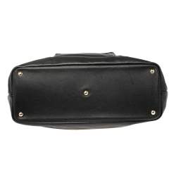 Pre Owned Longchamp Black Leather Legend Tote