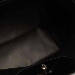Pre Owned Longchamp Black Nylon and Leather Small Le Pliage Tote