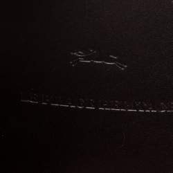 Pre Owned Longchamp Multicolor Leather and Canvas Le Pliage Heritage Tote