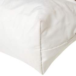 Pre Owned Longchamp White Nylon Mini Le Pliage Tote