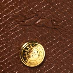 Pre Owned Longchamp White Nylon Mini Le Pliage Tote