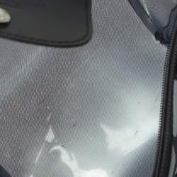 Pre Owned Longchamp Blue PVC Mini Le Pliage Tote