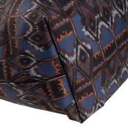 Longchamp Multicolor Print Nylon and Leather Le Pliage Tote