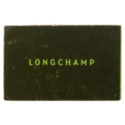 Pre Owned Longchamp Black Nylon and Leather Small Le Pliage Tote