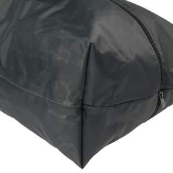 Pre Owned Longchamp Dark Grey/Brown Nylon Le Pliage Expandable Travel Bag