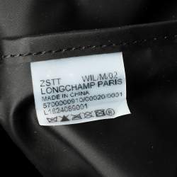 Pre Owned Longchamp Black Nylon Le Pliage Travel Tote