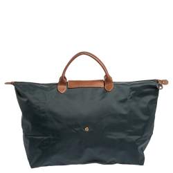Longchamp Blue Nylon Large Le Pliage Travel Bag