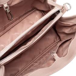 Pre Owned Longchamp Beige Leather Le Foulonne Tote