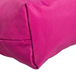 Longchamp Pink Nylon and Leather Le Pliage Tote