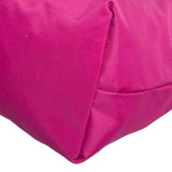 Longchamp Pink Nylon and Leather Le Pliage Tote