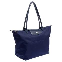 Longchamp Blue Nylon Le Pliage Tote