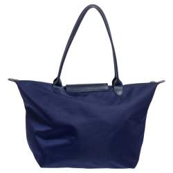 Longchamp Blue Nylon Le Pliage Tote